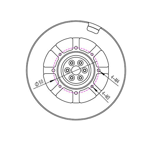 XOAR Titan Air TA110-15 KV80 Light Weight Pro TA110 Series Brushless Electric Motor for RC Multi-Rotor