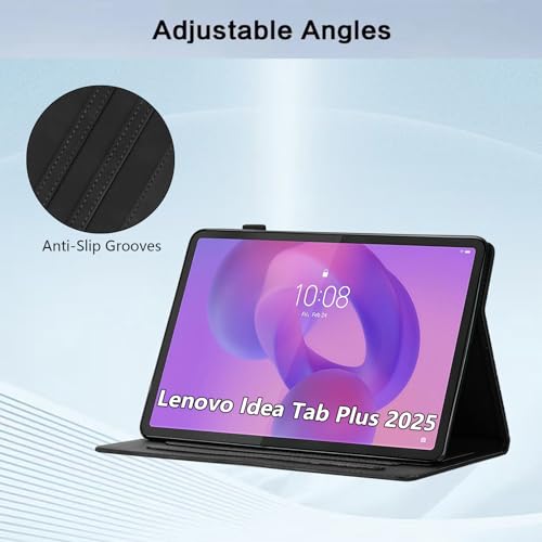 Étui Lenovo Idea Tab Plus 12,1" Noir - Protection intégrale à rabat - 7