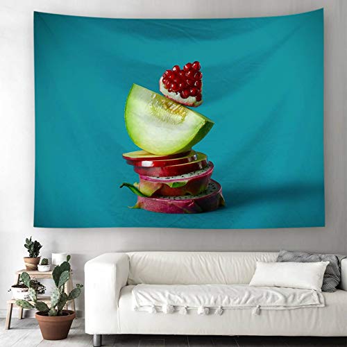 Tapiz de pared de fruta verde de 150x150 cm para cubrir espacios vacíos en casa 5