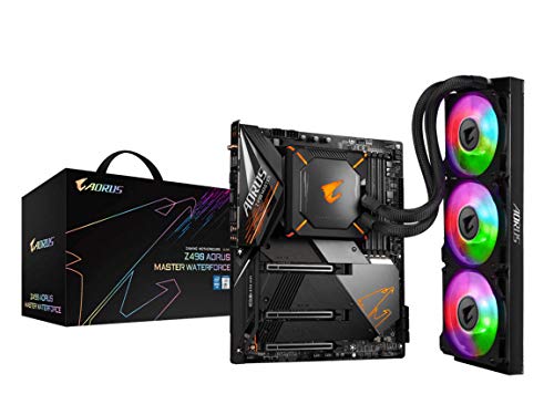 GIGABYTE Z490 AORUS Master WF (Intel LGA 1200/Z490/ATX/Triple M.2/SATA 6Gb/s/USB 3.2 Gen 2/ WiFi 6/2.5 GbE LAN/CPU/VRM Liquid Cooler 360/Gaming Motherboard)