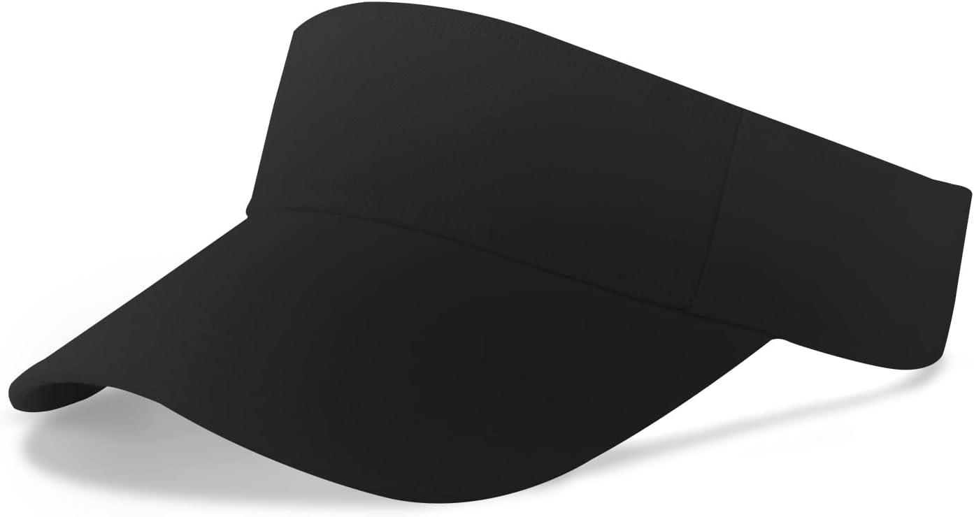 Sun Visor Cap for Women, Plain Empty Top Baseball Cap Adjustable Sports Casual Cap, Breathable Ponytail Baseball Hat, Unisex Twill Golf Tennis Summer Visor Hats for Outdoor