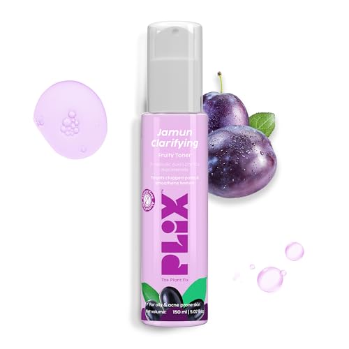 Image of PLIX - THE PLANT FIX Jamun Clarifying Fruity Toner (150 Ml)|With Niacinamide & Jamun Extract|Targets Clogged Pores & Smoothens Skin|For Oily & Acne Prone Skin|Alcohol Free, For Women & Men