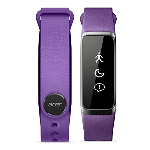 Acer Liquid Leap Active WaterProof (Purple) Accelerometer Personal Active Fitness Watch (Renewed)