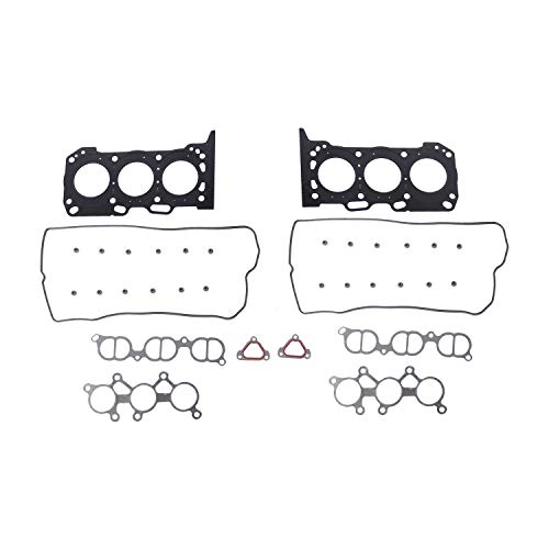 Image of DNJ HGS931 Engine MLS Cylinder Head Gasket Set, Complete Head Repair Kit for 2006-2015 Lexus IS250 2.5L V6 24V DOHC 2499cc