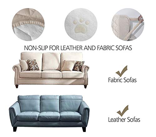 Ameritex Waterproof Nonslip Recliner Cover Christmas Decor Stay In Place, Dog Couch Recliner Cover Furniture Protector For Pets And Kids (Beige, 30'') #TOP2