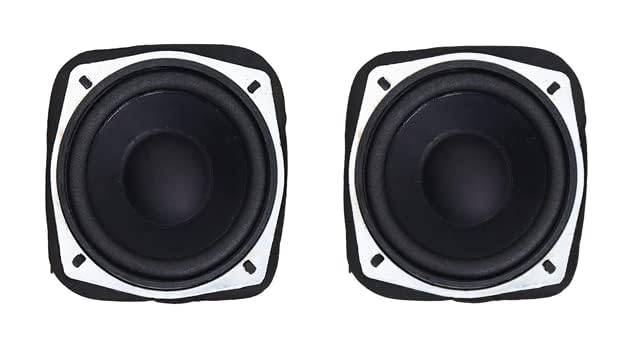 SP 4" inches Bluetooth Max Power Audio Speaker Sub Woofer 20w, Multicolor (Pack of 2)