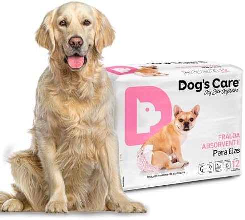 DOG’S CARE Fralda Descartável Para Cães Fêmeas de 13 a 20kg - Fra...