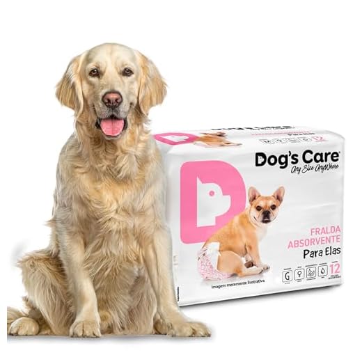 Dog's Care Eco Fralda Absorvente Para Fêmeas - G 12 Unidades