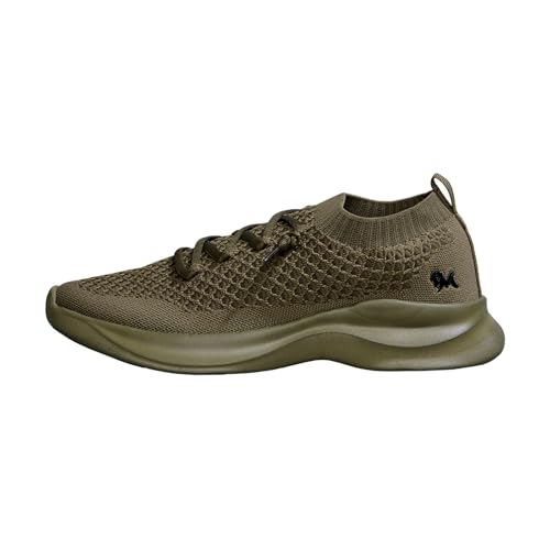 Image of Neeman's Knit Gliders Men Sneakers | Stylish Casual Shoes for Men with Airknit Breathable Upper | Anti-Skid EVA Sole Footwear | Lightweight Lace-Up Sneaker