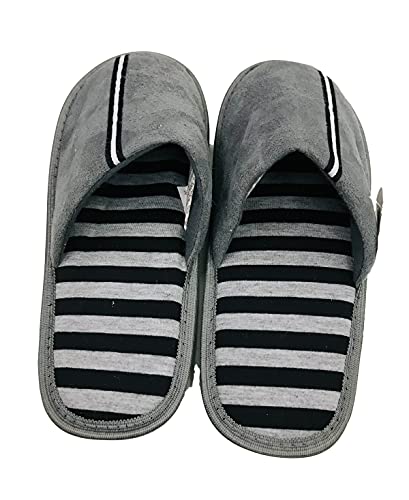 Chinelo Masculino pantufa de quarto premium (43a44, cinza)