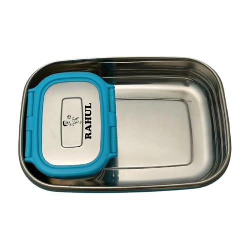 Image of ncgifts Personalized Tiffin | Customized Lunch Box for Kids with Name and Bottle, Favourite Character Engraved on Customized Tiffin Box with Bottle | for Birthdays, Return Gift