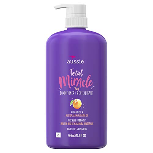For Damage – Aussie Paraben-Free Total Miracle Conditioner w/ Apricot, 30.4 fl oz (Packaging May Vary)