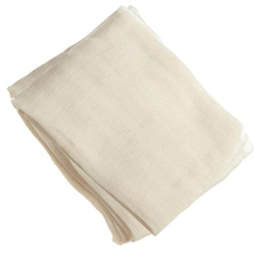 Image of 100% Muslin Cloth for Kitchen | Unbleached Cotton for Straining | Food Grade BPA Free | Chapati Roti Wrapping Fabric | Momos Idli Steaming -1x1.5 Meters, (100x150 Centimeters,White) (1.5 Meter)