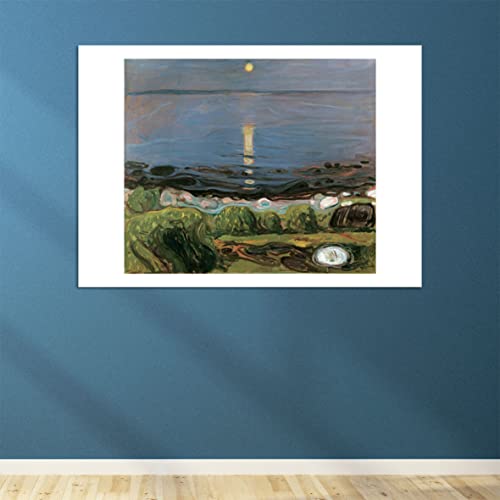 Affiche Edvard Munch Summer Night poster mer expressionniste sans cadre