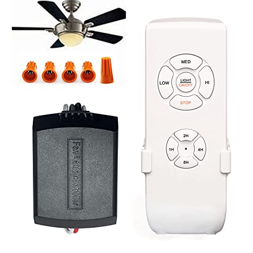 Image of Humpptom Universal Ceiling Fan Remote Control Kit - Compatible with Harbor Breeze, Hampton Bay & More