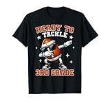 Ready to Tackle 3rd Grade Football Back to School Kids Boys T-Shirt