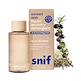 Snif Sweet Ash Laundry Detergent, Low Key Sweet and Earthy Scent, 32 Loads, Non-Irritating to Skin, Clean, Non-Toxic, Vegan, Cruelty Free, 16oz