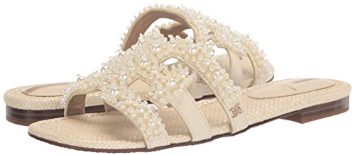 Sam Edelman Women’s Bay Classic Slide Sandal, Modern Ivory Perla,8 #TOP6