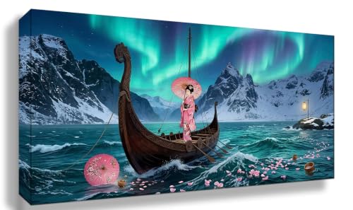 Diamond Painting Aurora adultos XXL: kit de punto de cruz 5D y pintura de diamante 40x80