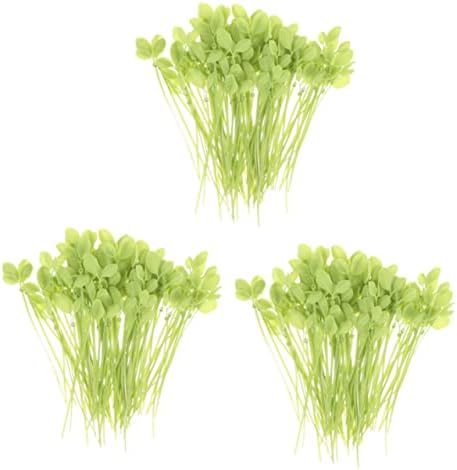 ULTECHNOVO 300 Pcs Simulated Leaf Tie Plastic Leaves Green