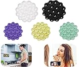 HJFCY Suction Phone Case Adhesive Silicone Suction Cup Phone Holder Case for Hand Mobile Devices Mount (5 PCS) (5 Colors)