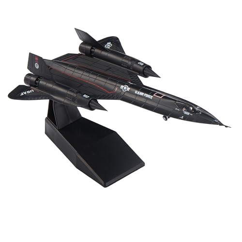 Eairsoky 1:144 Scale SR-71 Blackbird Model Metal Strategic Reconnaissance Die-cast Aircraft Models for Collection or Gift