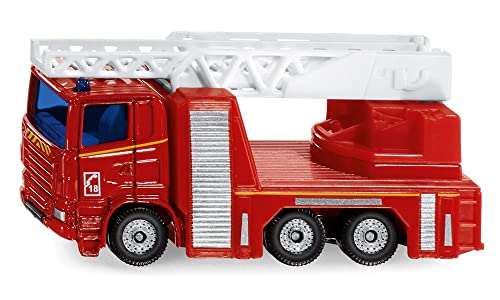 Siku 1014001 Feuerwehr-Drehleiter Frankreich Metall/Kunststoff Rot Ausziehbare Leiter