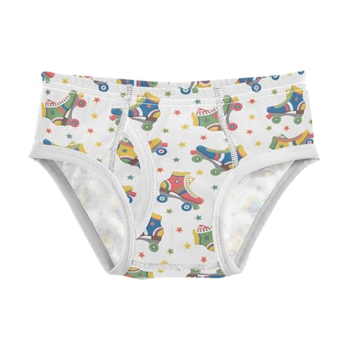 Cotton Little Boys Briefs Roller Skates Soft Toddler Underwear