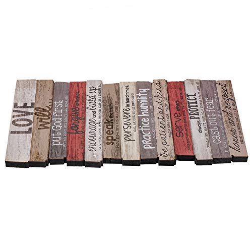 Love Will Put God First Rustic Stacked Pallet 5 X 10 Wood Plaque #TOP3