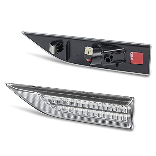 Indicatori Di Direzione Laterali A LED Per VW T6 Transporter/Multivan 2015-2019 – Vetro Trasparente, Omologati E, Plug&Play