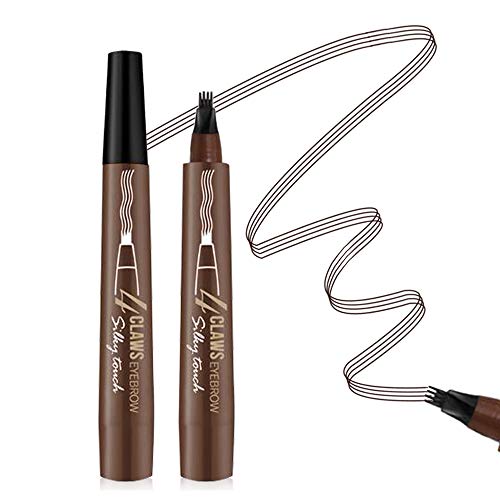 Aaiffey Waterproof Eyebrow Tattoo Pen - Microblading Eyebrow Pencil with a Micro-Fork Tip Applicator Create Natural Looking Brows Makeup