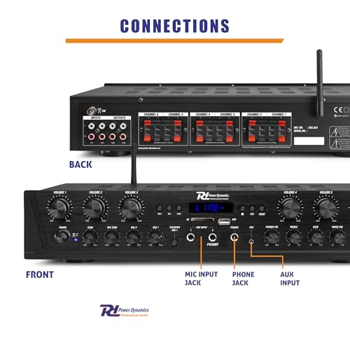 Amplificateur audio bluetooth pour sonorisation restaurant et hôtel multi-zone