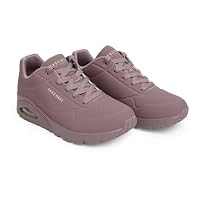 Skechers Damen Uno Stand On Air Trainers, Dk. Mauve Durabuck/Mesh, 40 EU – Ansicht 4