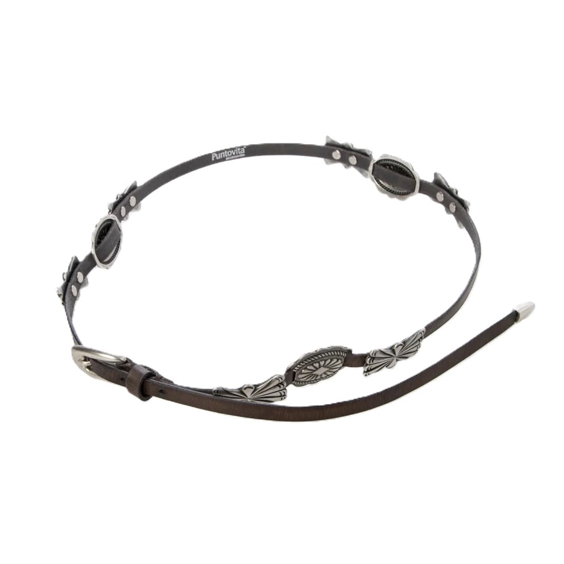 【PUNTOVITA/プントヴィータ】　CONCHO レザーベルト PUNTOVITA/プントヴィータ】CONCHO LEATHER BELT（ベルト
