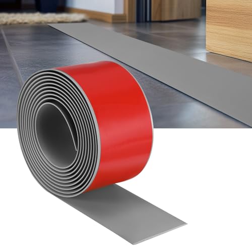 Bande de transition de sol en PVC gris 10FTx2,99" pour jonction porte