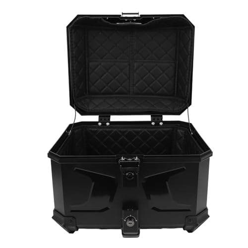 Capa Traseira para Motocicleta 45l, Porta-malas Universal, Caixa Transportadora de Armazenamento Com