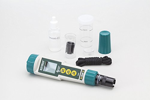 Image of Extech DO600 Waterproof ExStik II Dissolved Oxygen Meter | DO percent saturation or mg /L, salinity and temp compensation, auto calibration, data hold, MIN /MAX