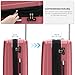 BEIBYE TSA-Schloß 2080 Gepäck Zwillingsrollen Reisekoffer Koffer Trolley Hartschale Dehnungsfuge (Weinrot, L)
