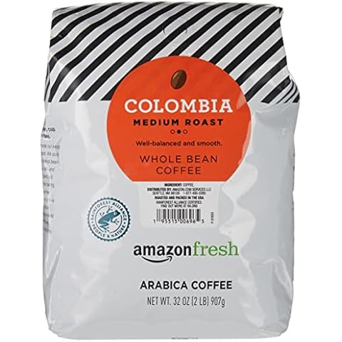 AmazonFresh Colombia Whole Bean Coffee Cover