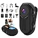 Nisanuki Mini Action Cam, 1080P HD Actionkamera, Sportkamera 120° Weitwinkel Körperkamera Bodycam mit Display Bildschirm Helmkamera Motorrad Multifunctional Accessories für Abenteuer Vlog Video