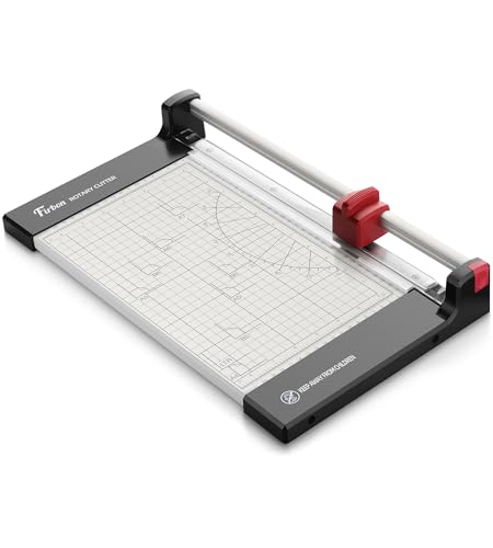 Firbon 12 Rotary Paper Trimmer with Replaceable Blade
