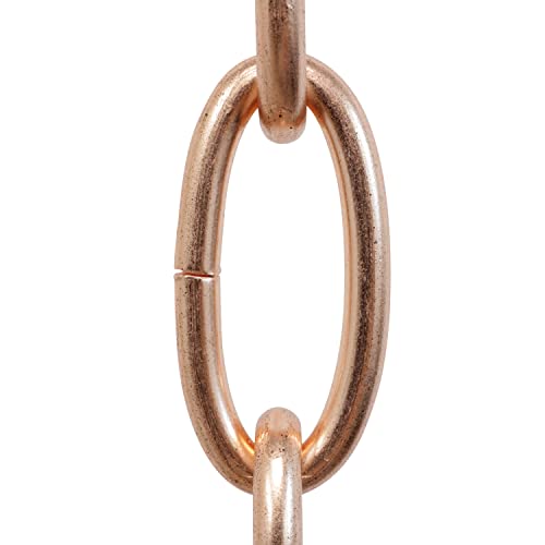 Image of RCH Hardware CH-ST63-U57-CO Steel Chandelier Chain 3 Gauge, Copper (1 Foot)