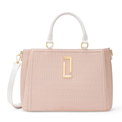 Image of Lavie Luxe Women's Daphne 3 Compartment Satchel Bag | Satchel Handbag for Work | Ladies purse | Stylish Shoulder Bag | Gift for Women