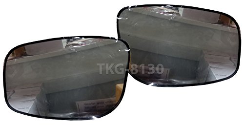 K1AutoParts 1 Pair Side Mirror Glass Lens Len For Toyota Vitz/Yaris (XP90) Hatchback 2005-2013