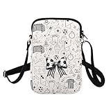 FUSTMW Soccer Crossbody Bag Soccer Gifts for Soccer Player Soccer Coach Gifts Soccer Lover Gifts Cell Phone Purse with Strap (Soccer Crossbody Bag)