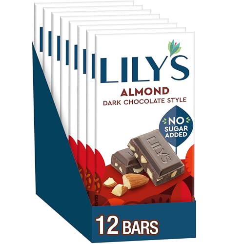 LILY'S Almond Dark Chocolate Style No Sugar Added