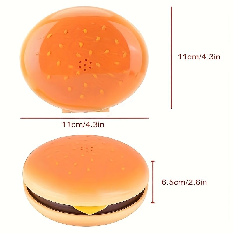 Teléfono de línea fija creativo con diseño hamburguesa miniatura 6