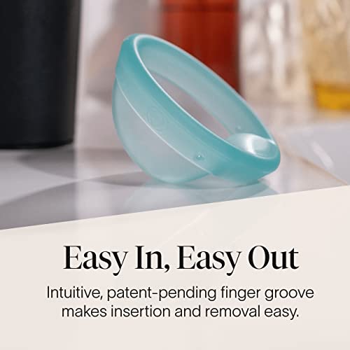 Cora Menstrual Period Cup | Comfortable, Easy to Use | Medical Grade Silicone | Flexible Fit | Leak Proof, Sustainable, Reusable Alternative to Tampons/Pads - Image 4