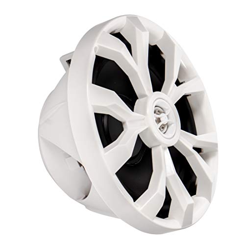 Belva BBMS8W - 8” 2-Way 500W White Marine Coaxial Speakers for Marine/ATV/Motorcycle/Powersports