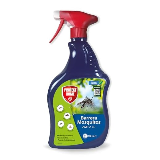 Insecticida Barrera de protección total, control de insectos voladores y rastreros, ideal para exteriores, interiores y textiles, Aerosol